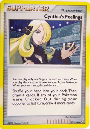 Cynthia's Feelings (Cosmos Holofoil) 131/146 - Miscellaneous Cards & Products Holofoil - Promo
