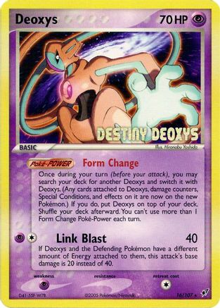 Deoxys (Normal Forme) (Movie Promo) 016/107 - Miscellaneous Cards & Products - Promo