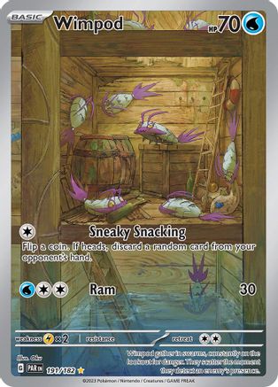 Wimpod 191/182 - SV04 Paradox Rift Holofoil - Illustration Rare