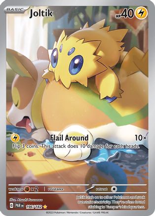 Joltik 196/182 - SV04 Paradox Rift Holofoil - Illustration Rare