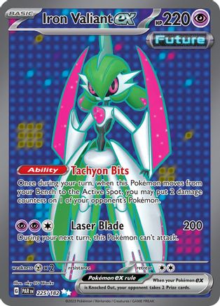 Iron Valiant ex 225/182 - SV04 Paradox Rift Holofoil - Ultra Rare