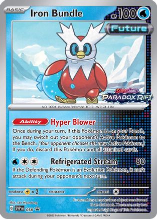 Iron Bundle (Prerelease) 058- SV Scarlet & Violet Promo Cards Holofoil - Promo