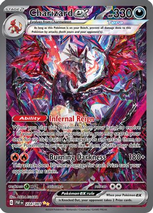 Charizard ex 234/091 - SV Paldean Fates Holofoil - Special Illustration Rare