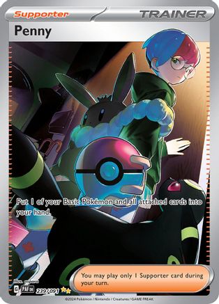 Penny 239/091 - SV Paldean Fates Holofoil - Special Illustration Rare