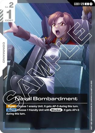 Naval Bombardment (GD01-120) - Newtype Rising