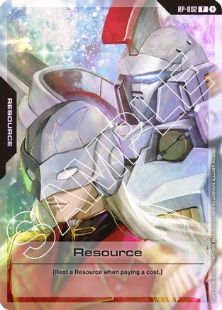Resource (RP-002) (Mobile Suit Gundam Wing) (RP-002) - Promotional Resource Tokens Holofoil