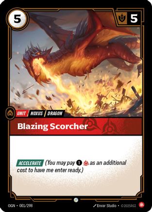 Blazing Scorcher (001/298) - Origins