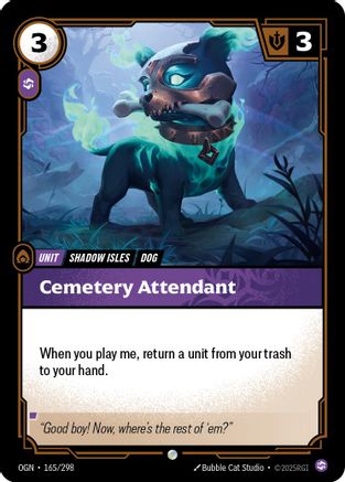 Cemetery Attendant (165/298) - Origins Foil