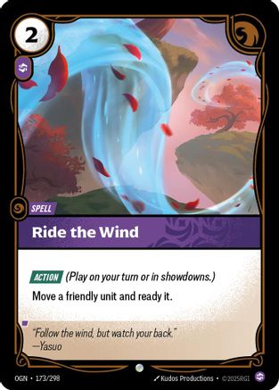 Ride The Wind (173/298) - Origins Foil