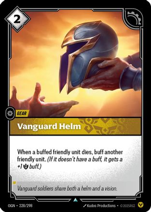 Vanguard Helm (228/298) - Origins