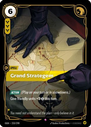 Grand Strategem (233/298) - Origins Foil