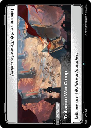 Trifarian War Camp (294/298) - Origins Foil