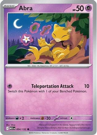 Abra 054- ME01 Mega Evolution - Common