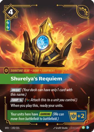 Shurelya's Requiem (192/221) - Spiritforged Foil
