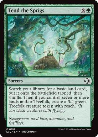 Tend the Sprigs (ECL-197) - Lorwyn Eclipsed Foil