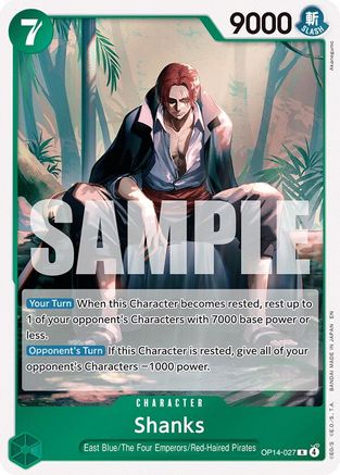 Shanks (OP14-027) - The Azure Sea's Seven Foil