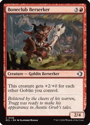 Boneclub Berserker (ECL-126) - Lorwyn Eclipsed Foil