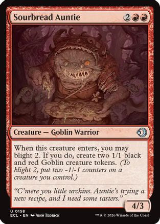 Sourbread Auntie (ECL-158) - Lorwyn Eclipsed Foil