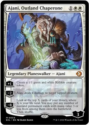 Ajani, Outland Chaperone (ECL-004) - Lorwyn Eclipsed Foil