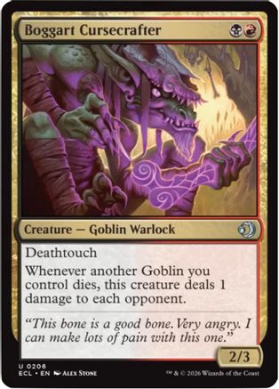 Boggart Cursecrafter (ECL-206) - Lorwyn Eclipsed Foil