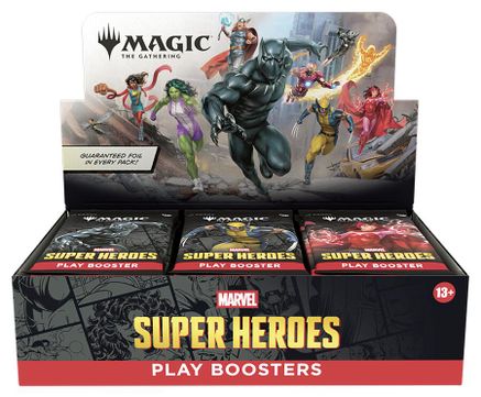 Marvel Super Heroes - Play Booster Display (Release Date: June 19)