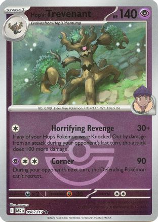 Hop's Trevenant (Poke Ball) 096/217 - ME Ascended Heroes Reverse Holofoil - Rare