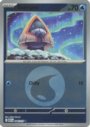 Snorunt (Energy Symbol Pattern) 046/217 - ME Ascended Heroes Reverse Holofoil - Common