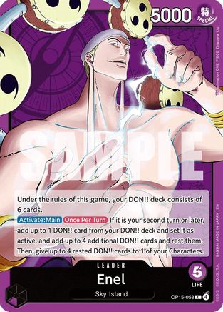 Enel (OP15-058) (OP15-058) - Adventure on Kami's Island