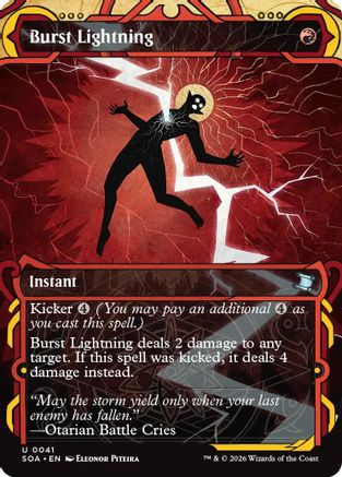 Burst Lightning (SOA-041) - Secrets of Strixhaven: Mystical Archive Foil