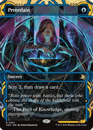 Preordain (SOA-021) - Secrets of Strixhaven: Mystical Archive