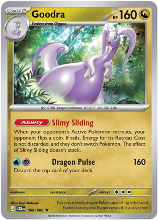 Goodra (Non-Holo) 068/086 - Deck Exclusives - Uncommon