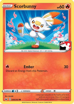 Scorbunny (Library Exclusive) 031- Miscellaneous Cards & Products Reverse Holofoil - Common
