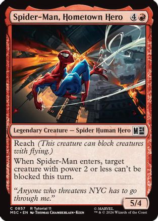 Spider-Man, Hometown Hero (MSC-857) - Commander: Marvel Super Heroes
