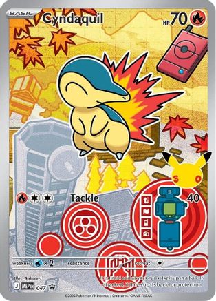 Cyndaquil 047- ME Mega Evolution Promo Holofoil - Promo