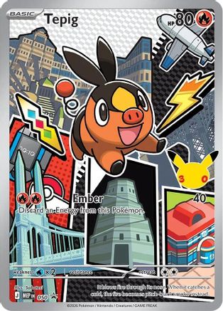Tepig 050- ME Mega Evolution Promo Holofoil - Promo