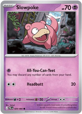 Slowpoke 029- ME05 Pitch Black - Common