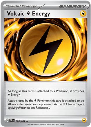 Voltaic Lightning Energy 084- ME05 Pitch Black Holofoil - Rare