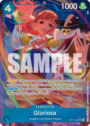 Gloriosa (Alternate Art) (OP17-046) - The World's Strongest Warriors Foil