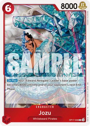 Jozu (OP17-008) - The World's Strongest Warriors Foil