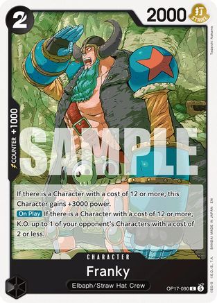 Franky (OP17-090) - The World's Strongest Warriors
