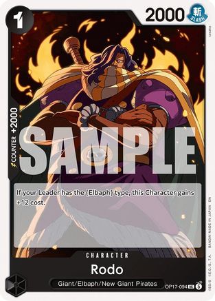 Rodo (OP17-094) - The World's Strongest Warriors