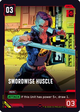 Swordwise Huscle (B005) - Embracing Power Beta Starter Deck