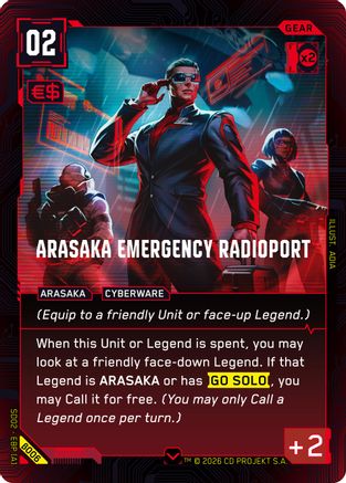 Arasaka Emergency Radioport (B006) - Embracing Power Beta Starter Deck