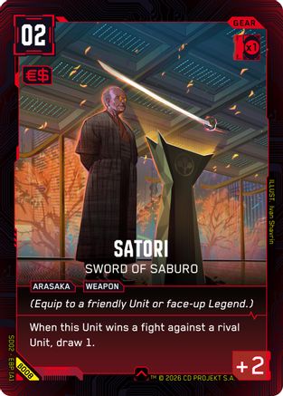 Satori - Sword of Saburo (B008) - Embracing Power Beta Starter Deck