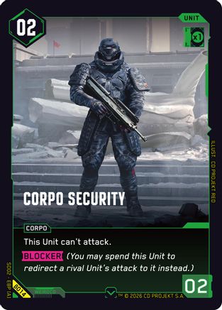 Corpo Security (B014) - Embracing Power Beta Starter Deck
