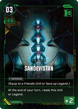 Sandevistan (B019) - Embracing Power Beta Starter Deck