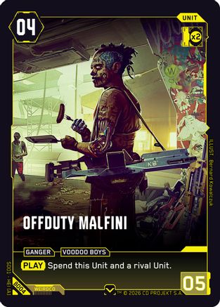 Offduty Malfini (B004) - The Heist Beta Starter Deck