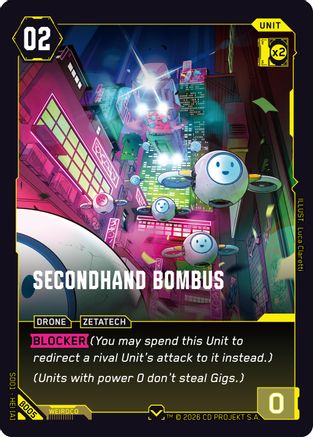 Secondhand Bombus (B005) - The Heist Beta Starter Deck