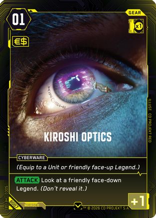 Kiroshi Optics (B007) - The Heist Beta Starter Deck