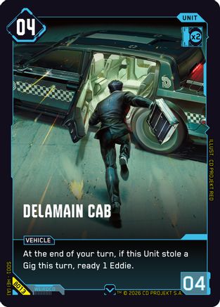 Delamain Cab (B013) - The Heist Beta Starter Deck